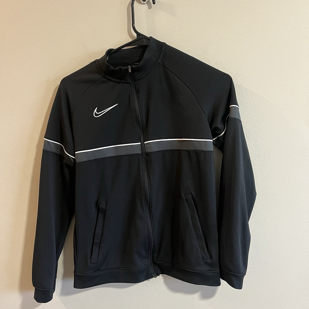 Nike Women's Dri-Fit Full Zip Jacket‎ Black/Grey Small